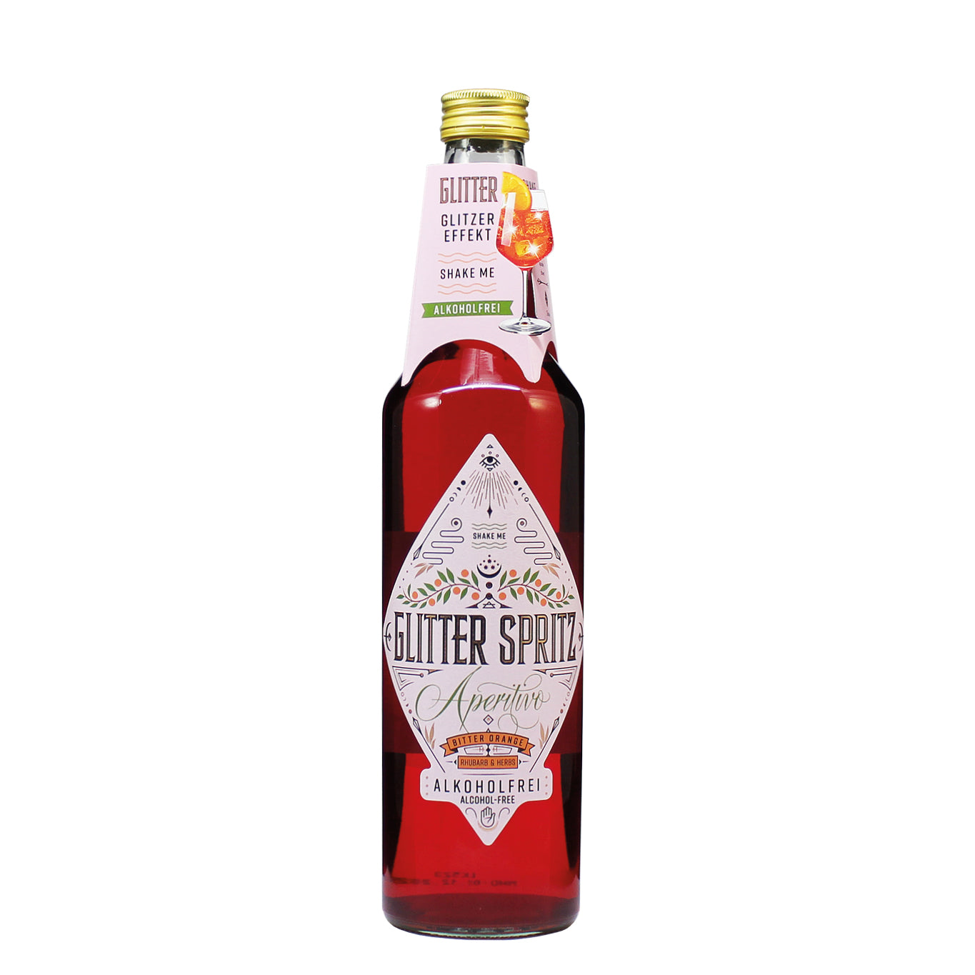 Glitter Spritz Aperitivo 0,7l - alkoholfrei