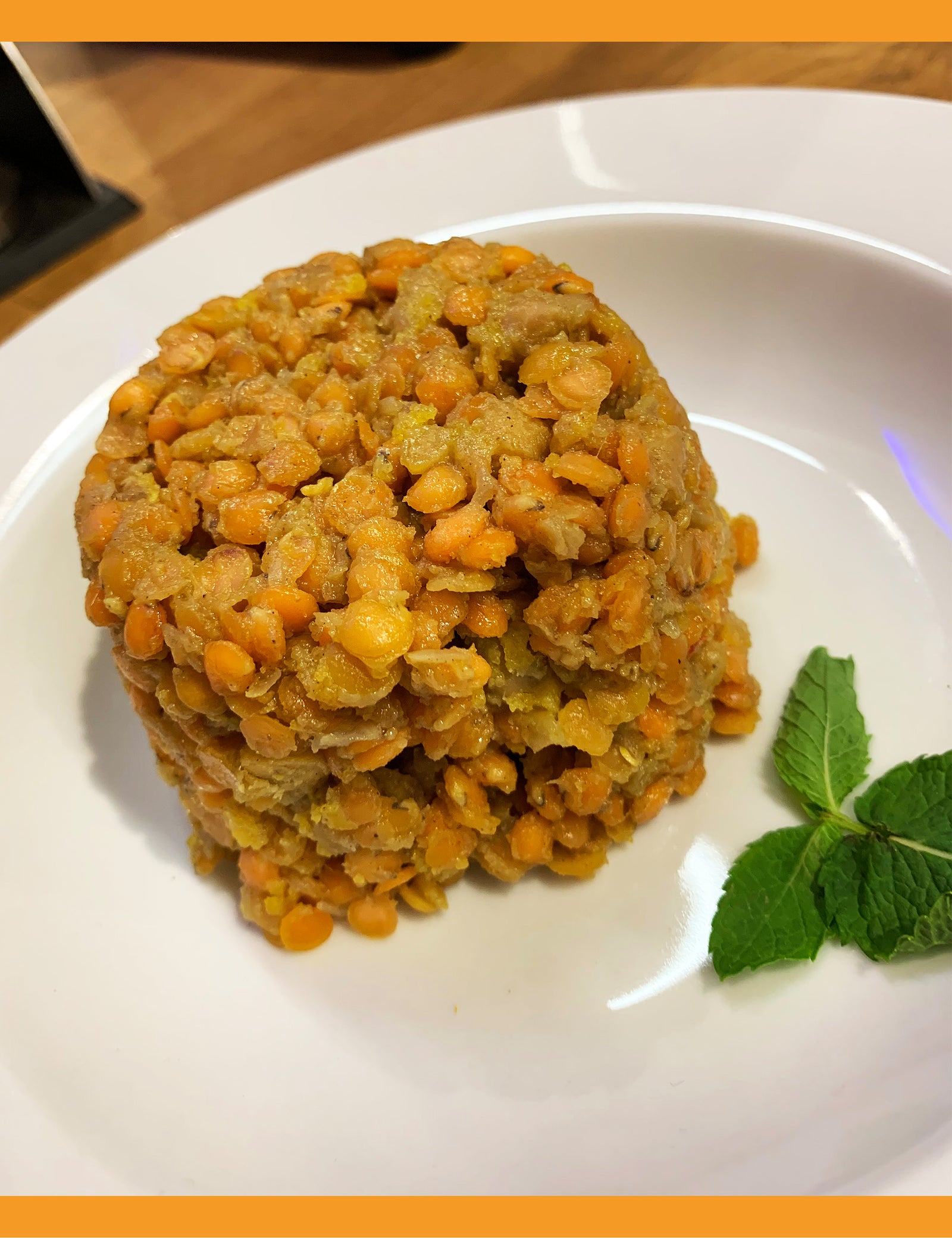Linsensalat mit Chttney