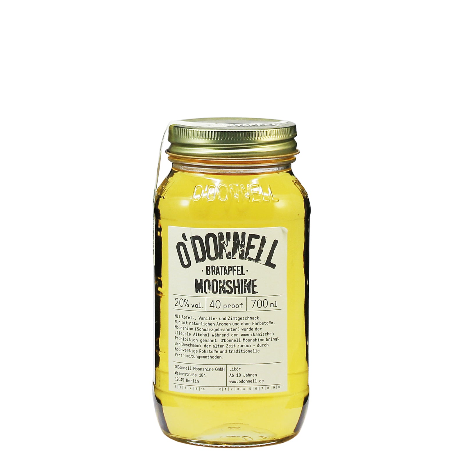 O'Donnell Moonshine Bratapfel 25% 0,7l